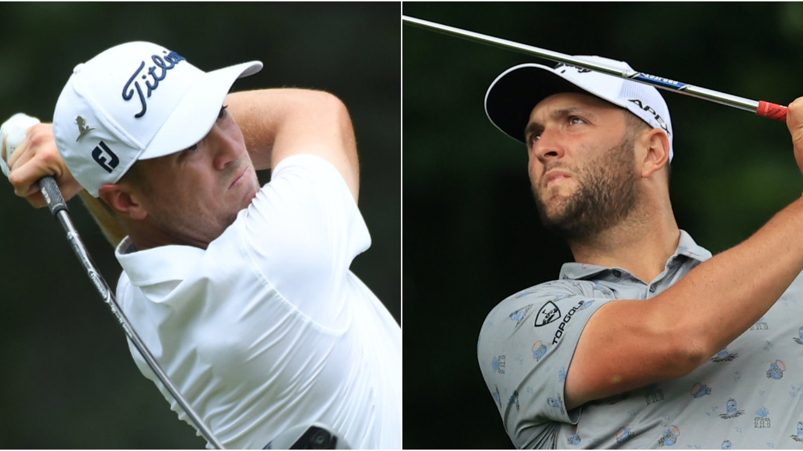 Jon Rahm and Justin Thomas fired 63's to lead Northern Trust on day one